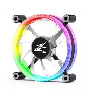 Zalman ZM-LF120 arvuti jahutussüsteem Arvutikorpuse ventilaator 12 cm Must, Valge