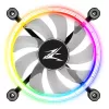 Zalman ZM-LF120 arvuti jahutussüsteem Arvutikorpuse ventilaator 12 cm Must, Valge