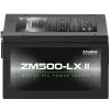Zalman ZM500-LXII toiteplokk 500 W 20+4 pin ATX ATX Must