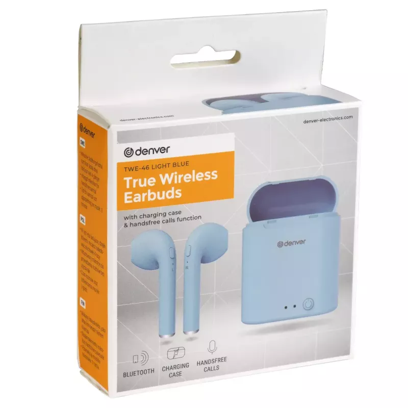 Kõrvaklapid Denver TWE-46LIGHTBLUE