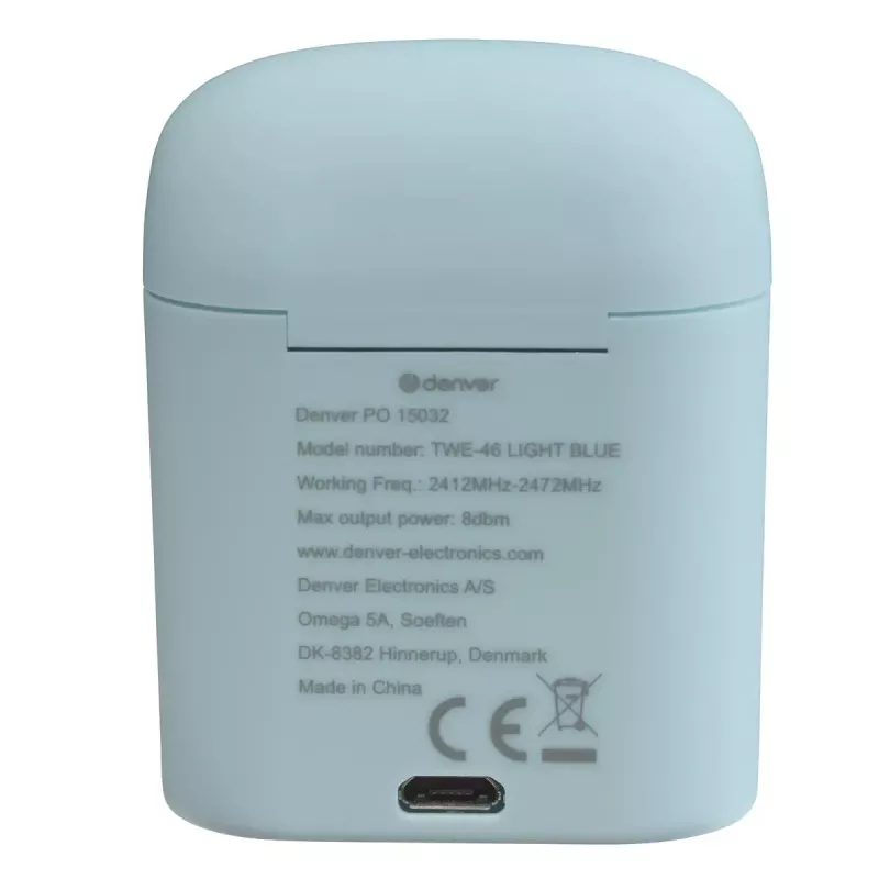 Kõrvaklapid Denver TWE-46LIGHTBLUE