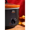 Aeglane pliit JATA JEOL2135 3,5L 180W Must Terrakota
