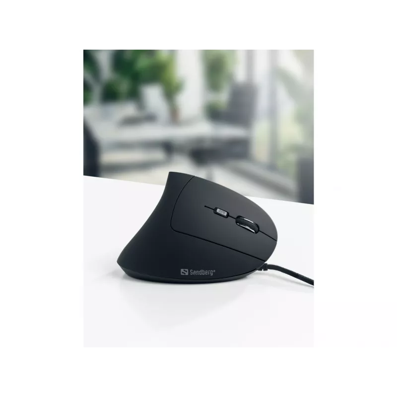 Juhtmega hiir Sandberg Wired Vertical hiir USB Type-A