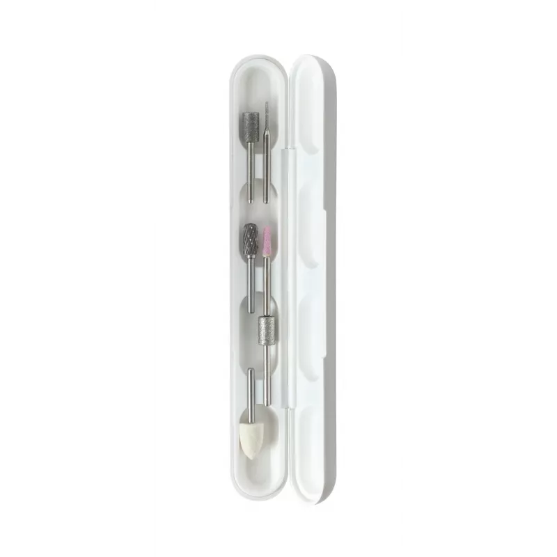 HoMedics Luxury 6-in-1 Electric Mani/Pedi Set 6 heads Battery plastik