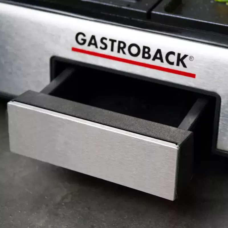 Gastroback Design Plancha & BBQ kontaktgrill 2000 W roostevaba teras