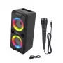 Kaasaskantav Bluetooth-kõlar MANTA SPK816 — 30W RMS, Bluetooth 5.0, USB/SD/AUX, FM, 4h aku, Must