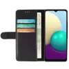 Rahakotiga ümbris Krusell Galaxy A02 16,5 cm Must 3 kaarditaskuga