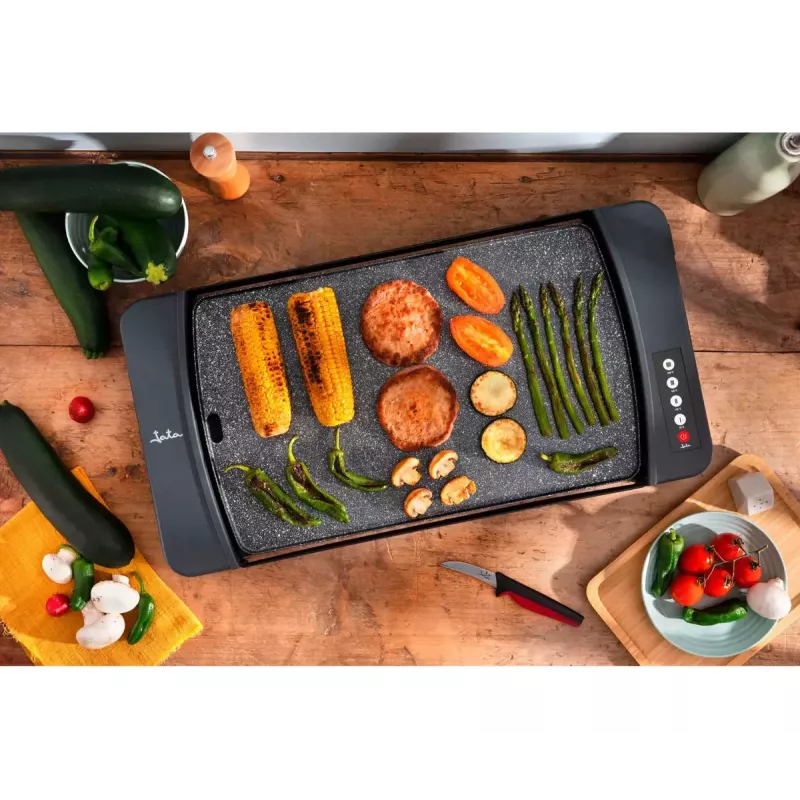 Kontaktgrill JATA JEGR2851 2600W Must 460x280mm