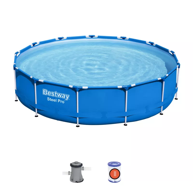 Raamiga bassein Bestway Steel Pro 13' x 33 tolli/3,96 m x 84 cm Mahutavus 8680 L
