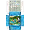 Täispuhutav bassein Bestway 52378, mõõdud 47 tolli x 46 tolli x 18 tolli (täispuhutav koduaia bassein)