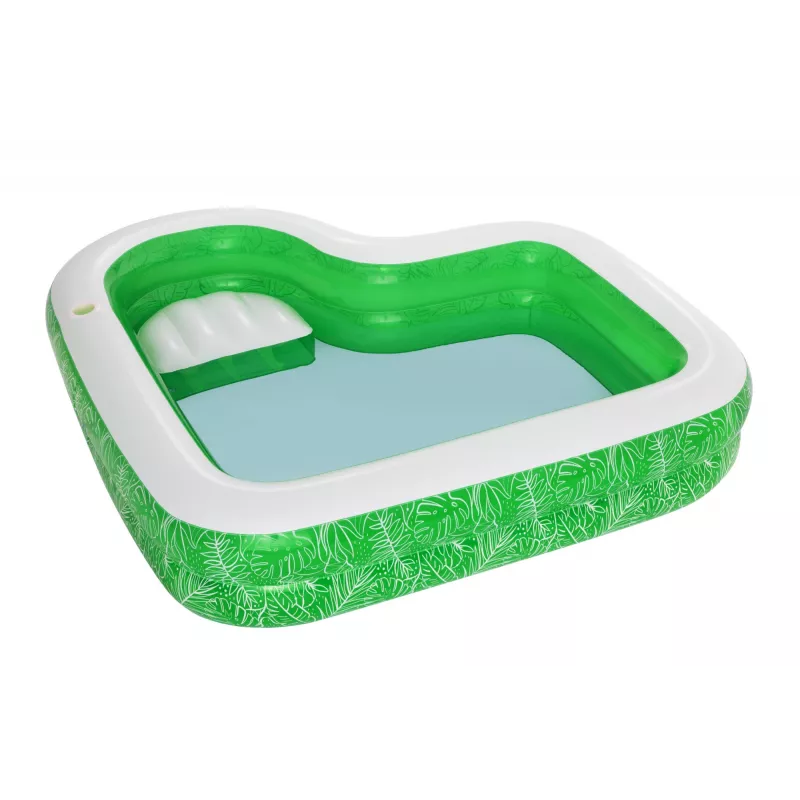 Bestway 7'7 inch x 7'7 inch x 20 inch/2,31m x 2,31m x 51cm Tropical Paradise perebassein