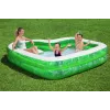 Bestway 7'7 inch x 7'7 inch x 20 inch/2,31m x 2,31m x 51cm Tropical Paradise perebassein