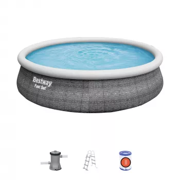 Bestway 57372 maapealne bassein Täispuhutav bassein Ümmargune 12362 L Hall