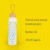 Klaaspudel Cambridge CM06991 550 ml bambusest kaanega