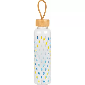 Klaaspudel Cambridge CM06991 550 ml bambusest kaanega