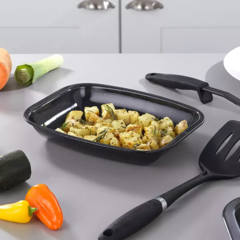 Küpsetusplaadi ja lõikelaudade komplekt Russell Hobbs CW207011EU 3 tk — küpsetusplaat ja kaks lõikelauda