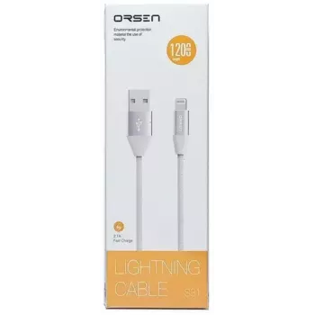 Micro USB andmekaabel Orsen S32 2.1A 1.2 m hall