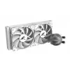 Zalman ALPHA28 Valge CPU vedelikjahutus 280mm radiaator 2 x 140mm ventilaator ARGB pump Kahe protsessori vedelikjahutuskomplekt 14 cm