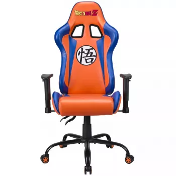 PC mängutool Subsonic DBZ polsterdatud polsterdatud iste hall oranž 125 kg