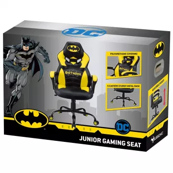 PC mängutool Subsonic Batman Junior polsterdatud pehmendusega iste Must Kollane