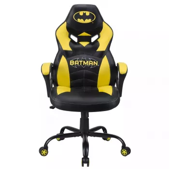 PC mängutool Subsonic Batman Junior polsterdatud pehmendusega iste Must Kollane