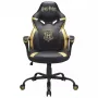 PC gaming chair Subsonic Junior Hogwarts Upholstered padded seat Must kollane