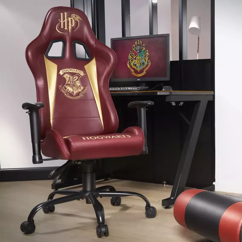 PC mängutool Subsonic Hogwarts polsterdatud polsterdatud iste Pruun 125 kg