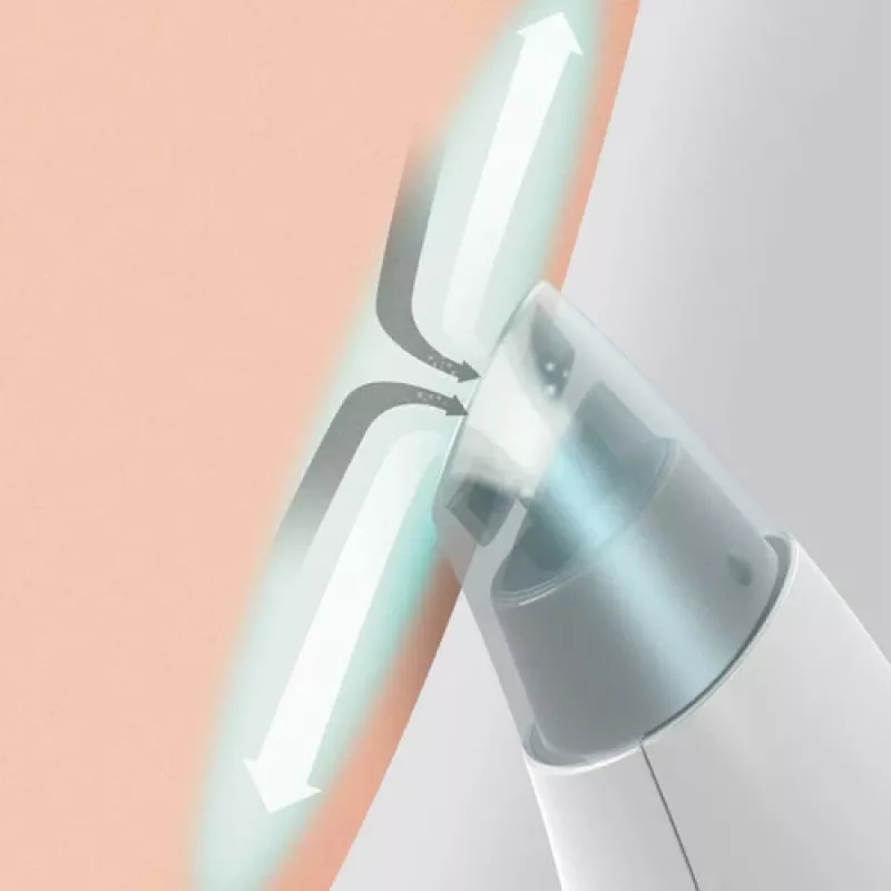 HoMedics FAC-HY100 nahahooldusseade Hüdrodermabrasioonipuhastaja Läbipaistev, Valge