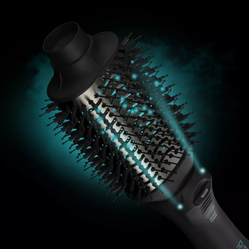 Revamp Progloss Volume & Style Hot Brush Style kuum õhuhari Soe Must 1000 W 3 m