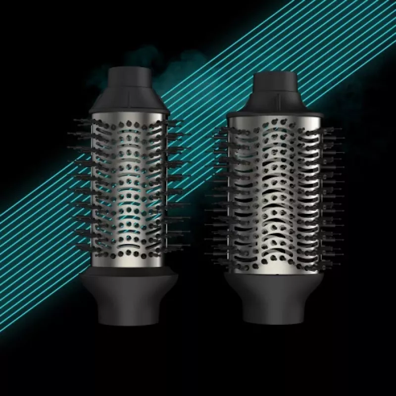 Revamp Progloss Volume & Style Hot Brush Style kuum õhuhari Soe Must 1000 W 3 m
