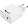Sandberg USB-C PD65W EU vahelduvvoolulaadija, siseruumides, universaalne, valge