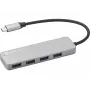 USB-jaotur Sandberg USB-C kuni 4x USB 3.0 Hub SAVER