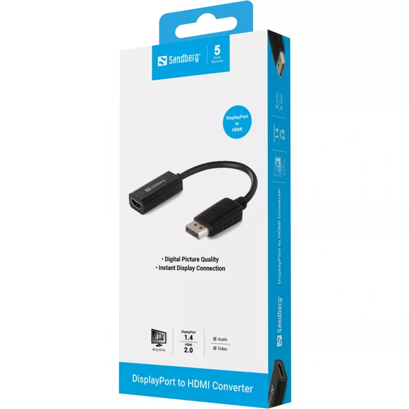 Adapter DisplayPort HDMI-le Sandberg