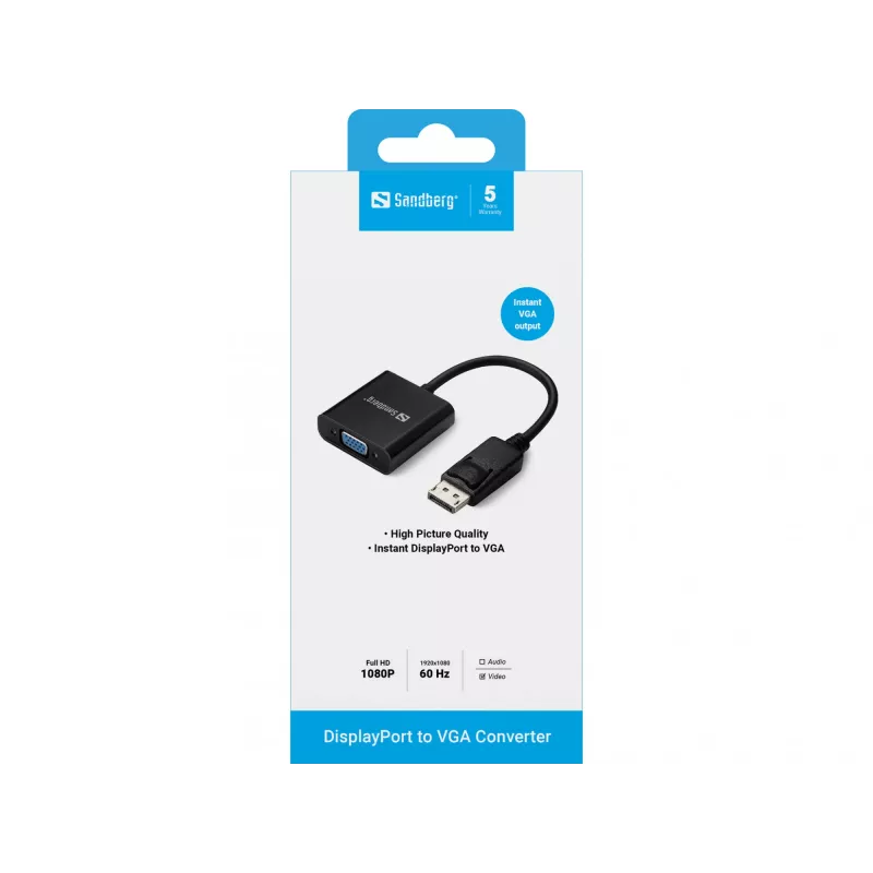 Adapter DisplayPort VGA-le Sandberg