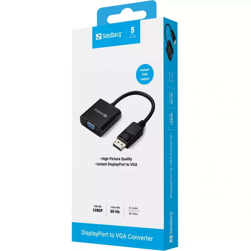 Adapter DisplayPort VGA-le Sandberg