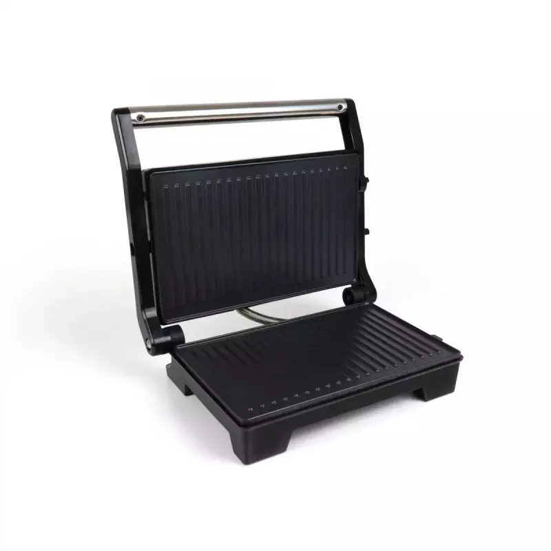 Kontaktgrill JATA JEGR1107 1000W Must roostevaba teras Pöördnuppjuhtimine