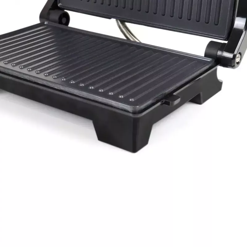 Kontaktgrill JATA JEGR1107 1000W Must roostevaba teras Pöördnuppjuhtimine