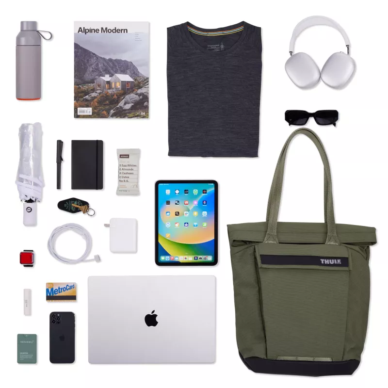 Thule Paramount PARATB3116 Soft roheline Polyester Must Unisex Tote bag