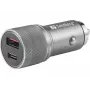 Sandberg Car Charger 1xQC3.0+1xUSB-C 48W, Auto, Sigaretisüütaja, 12 V, Metallik