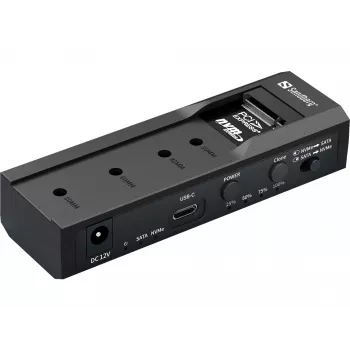 Sandberg USB 3.2 kloonija ja dokk M2 + NVMe + SATA jaoks