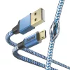 Hama peegelduv USB-kaabel USB 2.0 1,5 m USB A Micro-USB B sinine