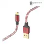 Hama Reflective USB-kaabel USB 2.0 1,5 m USB A Micro-USB B punane