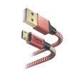 Hama Reflective USB-kaabel USB 2.0 1,5 m USB A Micro-USB B punane