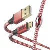Hama Reflective USB-kaabel USB 2.0 1,5 m USB A Micro-USB B punane