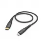 Lightning-kaabel Hama 00201602 1,5 m must USB C 3A