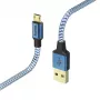 Hama 00178289 USB-kaabel USB 2.0 1,5 m USB A Micro-USB B sinine