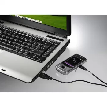 Hama 1,4 m USB-kaabel (USB2.0-A / USB2.0 Micro-B), USB A, Micro-USB B, must