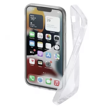 Hama Crystal Clear mobiiltelefoni ümbris 17 cm (6.7 tolli) Kaitseümbris Läbipaistev