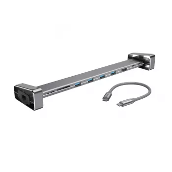 Hama 00200103 sülearvuti dokk/pordireplikaator USB 3.2 Gen 1 (3.1 Gen 1) USB-C Hall