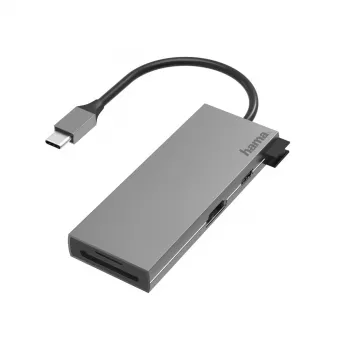 Hama 00200110 sülearvuti dokkimisjaam/pordi paljundaja USB 3.2 Gen 1 (3.1 Gen 1) USB-C Hall